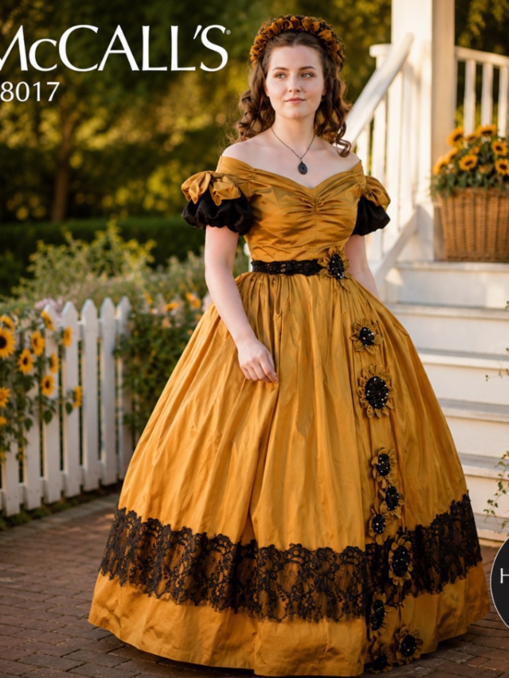 NEW McCalls M8017 Civil War Dress Sewing Pattern XS–M | Angela Clayton